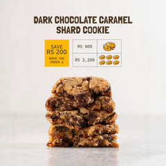 Dark Chocolate Caramel Shard Cookie